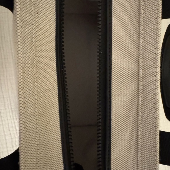 kate spade Cream and Black Logo Canvas Tote - Picture 3 of 8